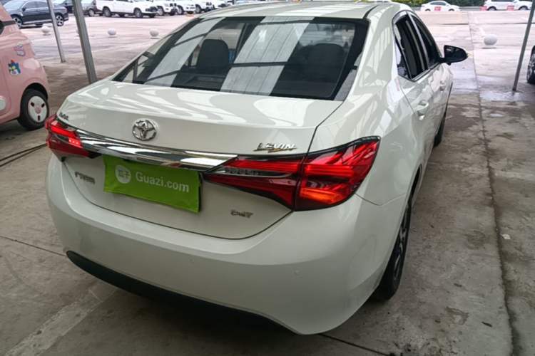 Used Toyota Levin 2017 Revised 185T CVT Elite Edition China V Standard Rear Right 45 Deg