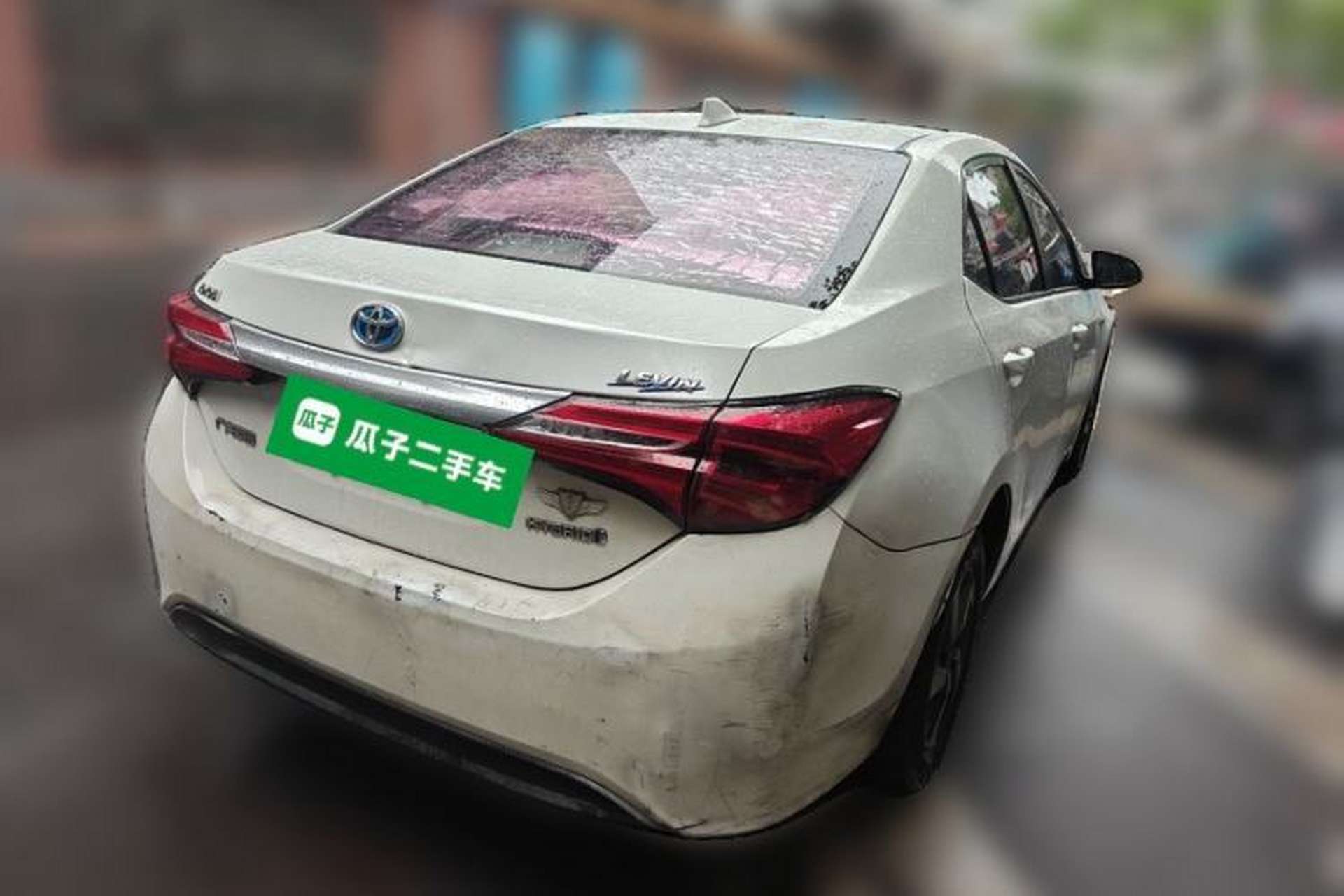 Used Toyota Levin 2017 Revised Dual-Engine 1.8H GS E-CVT Elite Sunroof Version China V Standard Rear Right 45 Deg