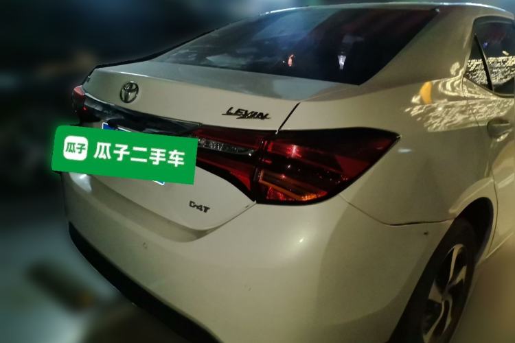 Used Toyota Levin 2017 Revised 185T CVT Elite Edition China V Standard Rear Right 45 Deg