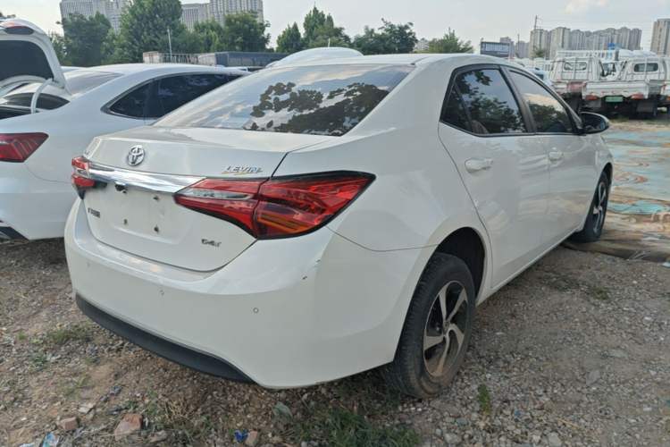 Used Toyota Levin 2017 Revised 185T CVT Elite Edition China V Standard Rear Right 45 Deg