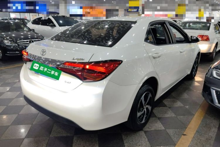 Used Toyota Levin 2017 Revised 185T CVT Elite Edition China V Standard Rear Right 45 Deg