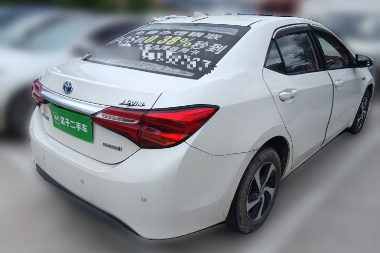 Used Toyota Levin 2017 Revised Dual-Engine 1.8H GS E-CVT Elite Sunroof Version China V Standard Rear Right 45 Deg