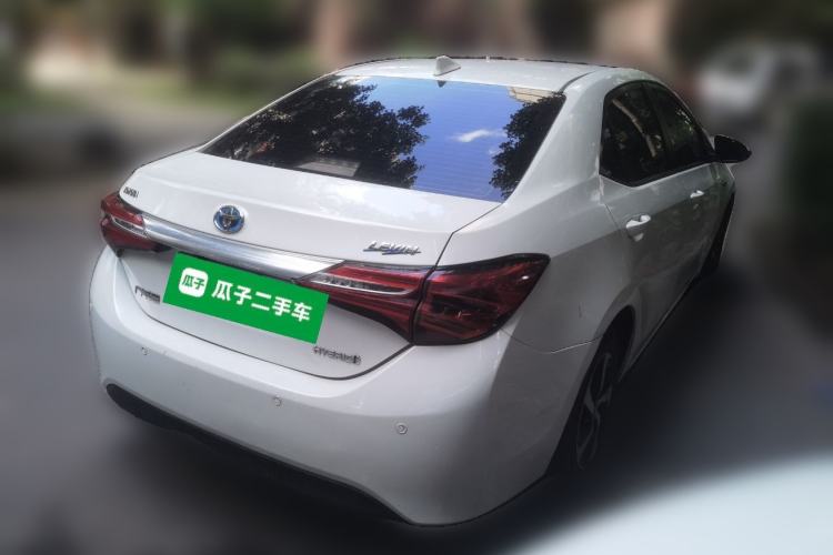 Used Toyota Levin 2017 Revised Dual-Engine 1.8H GS E-CVT Elite Sunroof Version China V Standard Rear Right 45 Deg