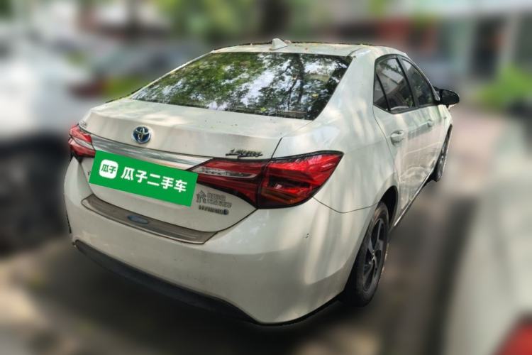 Used Toyota Levin 2017 Revised Dual-Engine 1.8H GS E-CVT Elite Sunroof Version China V Standard Rear Right 45 Deg