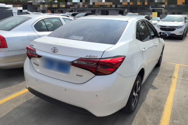 Used Toyota Levin 2017 Revised 185T CVT Elite Edition China V Standard Rear Right 45 Deg