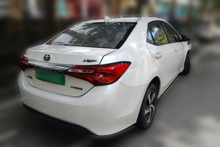 Used Toyota Levin 2017 Revised Dual-Engine 1.8H GS E-CVT Elite Sunroof Version China V Standard Rear Right 45 Deg