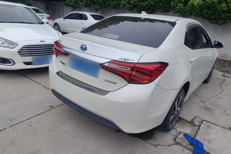 Used Toyota Levin 2017 Revised Dual-Engine 1.8H GS E-CVT Elite Sunroof Version China V Standard Rear Right 45 Deg