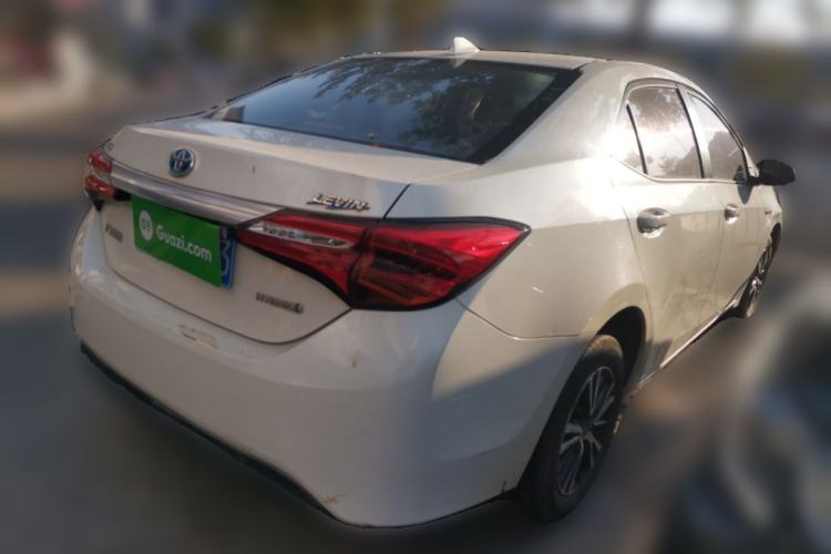 Used Toyota Levin 2017 Revised Dual-Engine 1.8H GS E-CVT Elite Sunroof Version China V Standard Rear Right 45 Deg