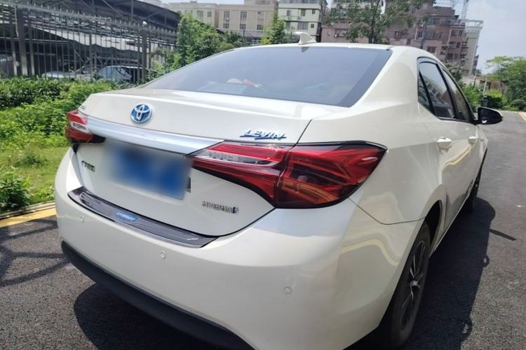 Used Toyota Levin 2017 Revised Dual-Engine 1.8H GS E-CVT Elite Sunroof Version China V Standard Rear Right 45 Deg