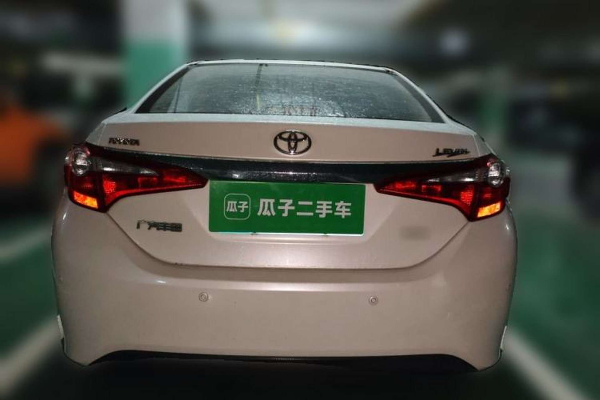 Used Toyota Levin 2017 1.2T G CVT Elite Edition Rear