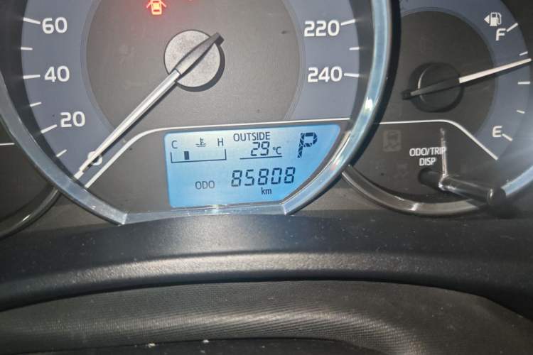 Used Toyota Levin 2018 185T CVT Luxury Edition Odometer Close Up