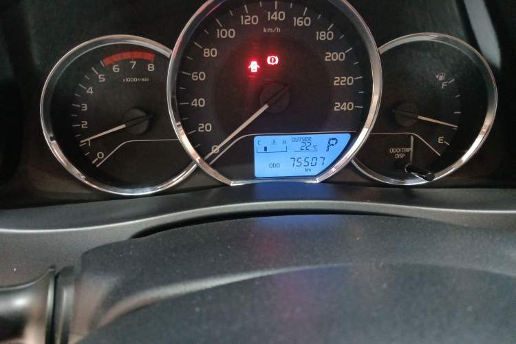 Used Toyota Levin 2018 185T CVT Luxury Edition Odometer Close Up