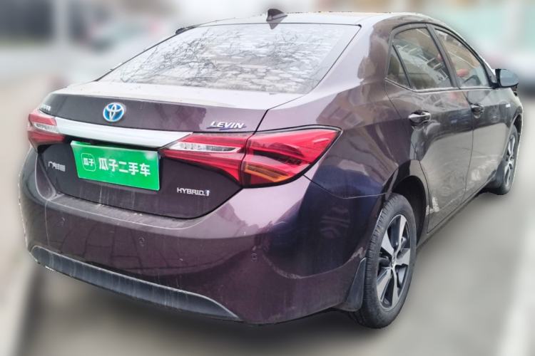 Used Toyota Levin 2018 Dual-Engine 1.8H GS-V E-CVT Prestige Version China V Standard Rear Right 45 Deg