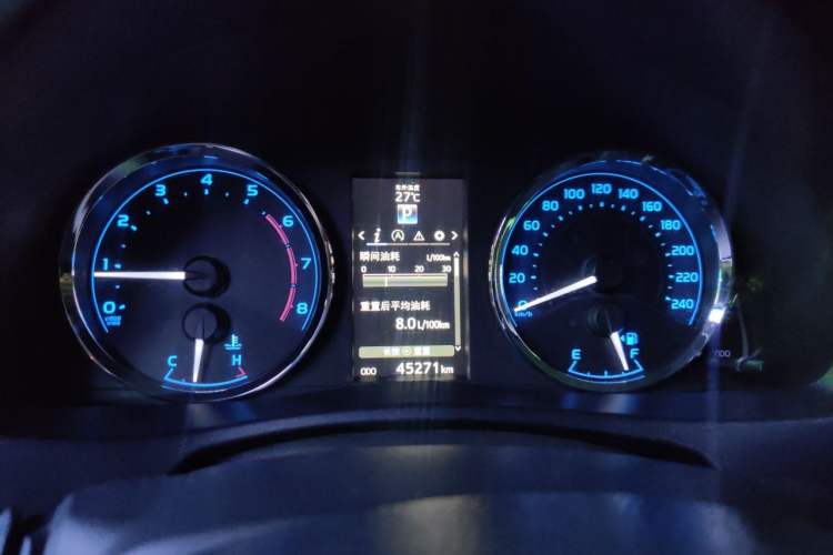 Used Toyota Levin 2018 185T CVT Luxury Edition China V Standard Instrument Cluster