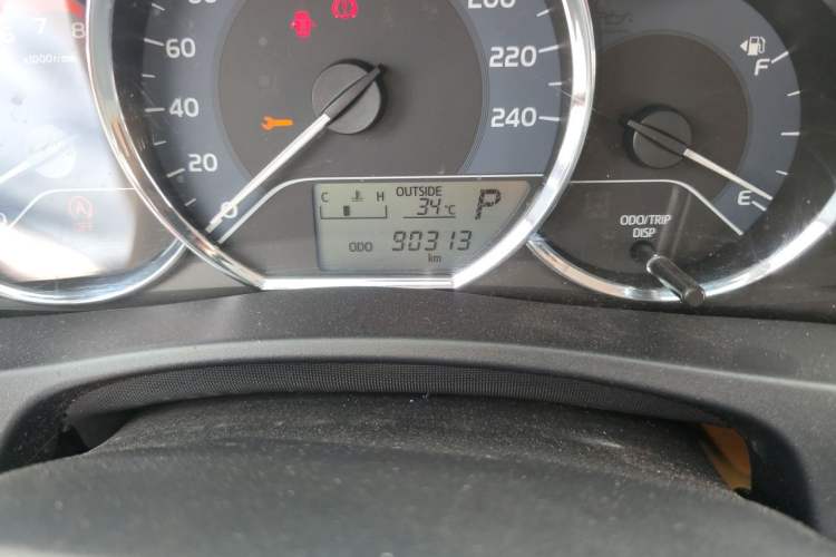 Used Toyota Levin 2018 185T CVT Luxury Edition Odometer Close Up
