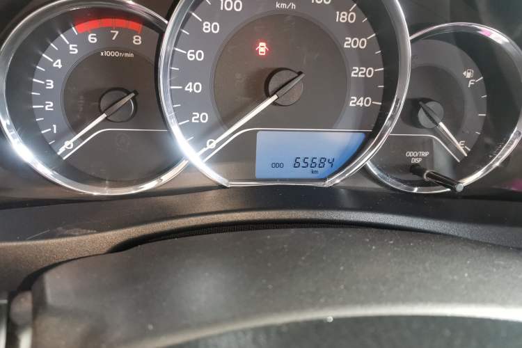 Used Toyota Levin 2018 185T CVT Luxury Edition Odometer Close Up