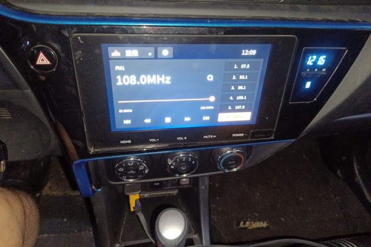 Used Toyota Levin 2018 185T CVT Prestige Version China VI Standard Audio And AC Panel