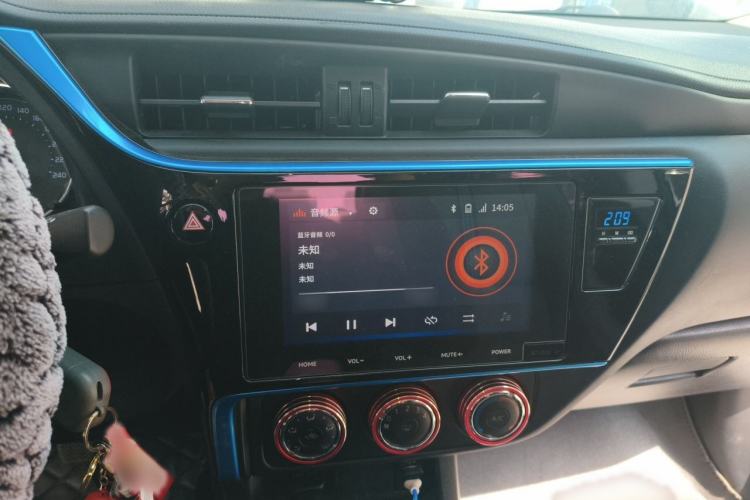 Used Toyota Levin 2018 185T CVT Prestige Version China VI Standard Audio And AC Panel