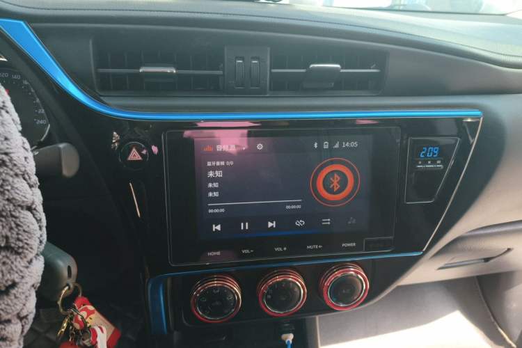 Used Toyota Levin 2018 185T CVT Prestige Version China VI Standard Audio And AC Panel