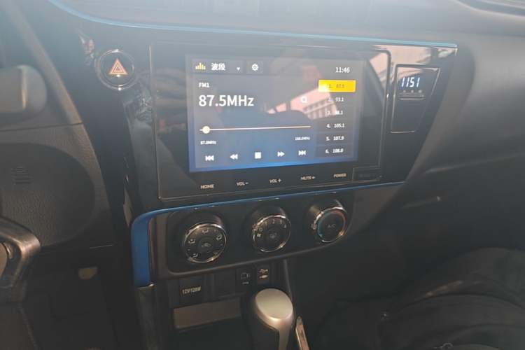 Used Toyota Levin 2018 185T CVT Luxury Edition China V Standard Audio And AC Panel