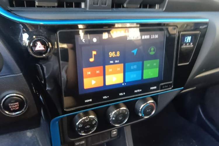 Used Toyota Levin 2018 185T CVT Luxury Edition China V Standard Audio And AC Panel