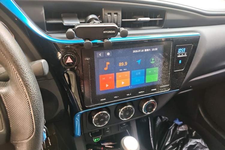 Used Toyota Levin 2018 185T CVT Luxury Edition China V Standard Audio And AC Panel