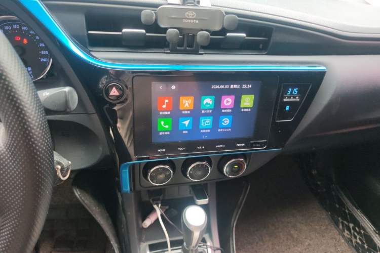 Used Toyota Levin 2018 185T CVT Prestige Version China VI Standard Audio And AC Panel