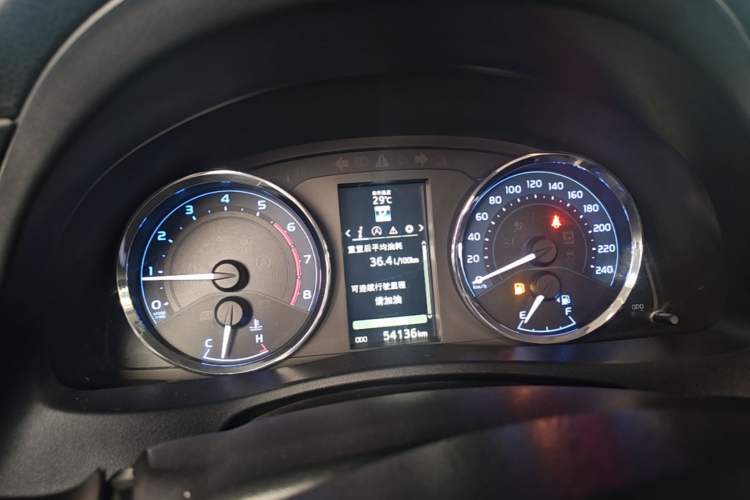 Used Toyota Levin 2018 185T CVT Luxury Edition China V Standard Instrument Cluster