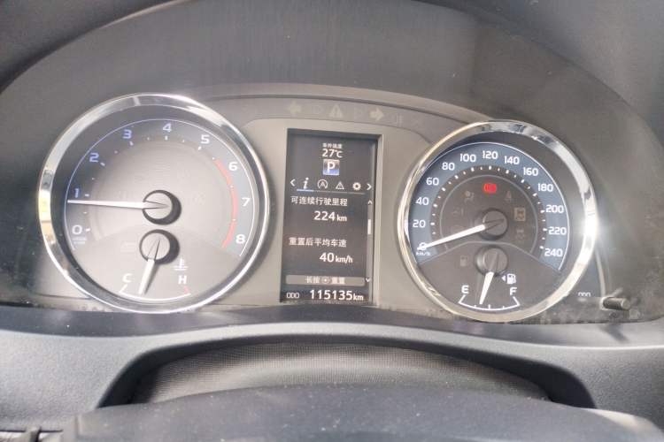 Used Toyota Levin 2018 185T CVT Prestige Version China VI Standard Instrument Cluster