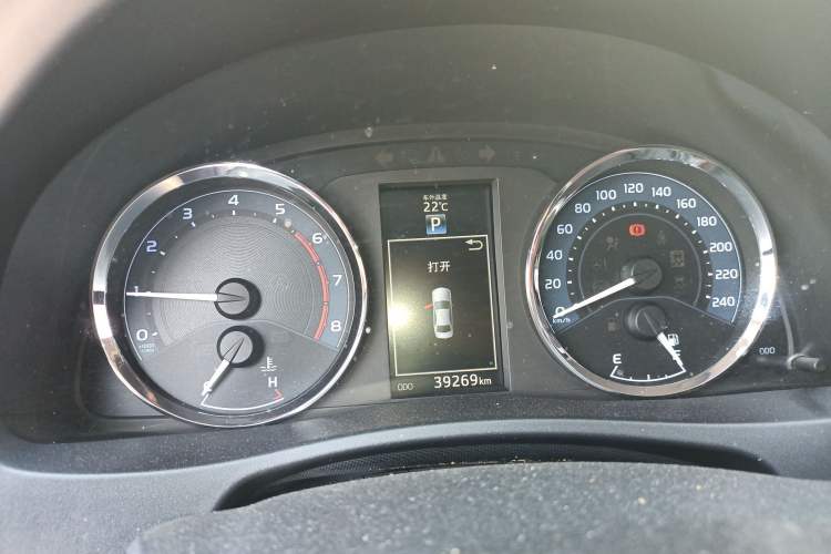 Used Toyota Levin 2018 185T CVT Luxury Edition China V Standard Instrument Cluster