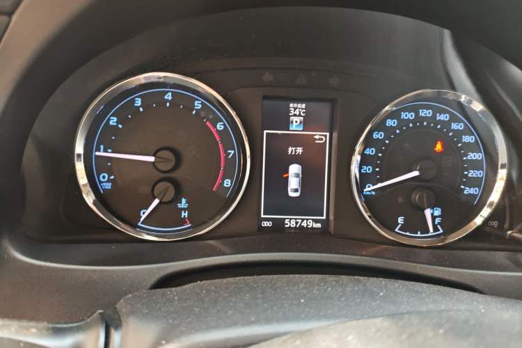 Used Toyota Levin 2018 185T CVT Luxury Edition China V Standard Instrument Cluster