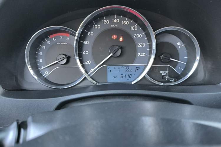 Used Toyota Levin 2018 185T CVT Luxury Edition Odometer Close Up
