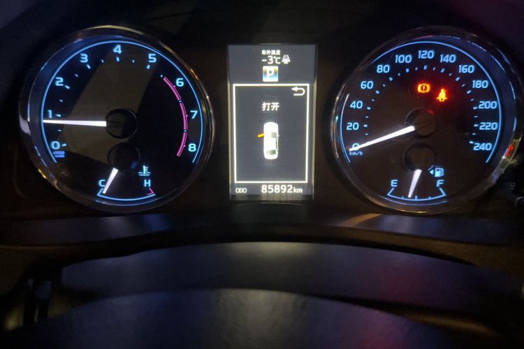 Used Toyota Levin 2018 185T CVT Luxury Edition China V Standard Odometer Close Up