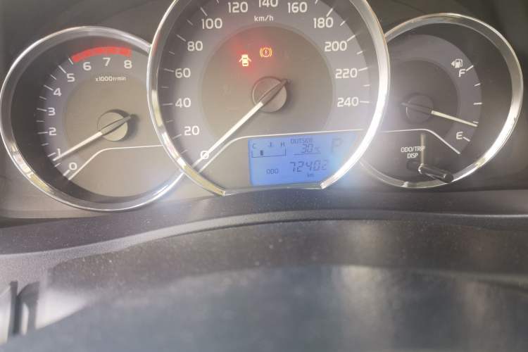Used Toyota Levin 2018 185T CVT Luxury Edition Odometer Close Up