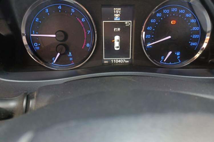 Used Toyota Levin 2018 185T CVT Luxury Edition China V Standard Odometer Close Up