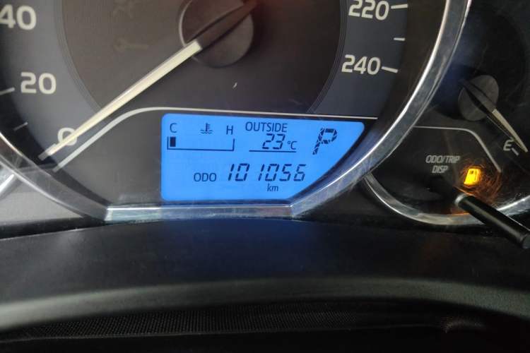 Used Toyota Levin 2018 185T CVT Luxury Edition Odometer Close Up
