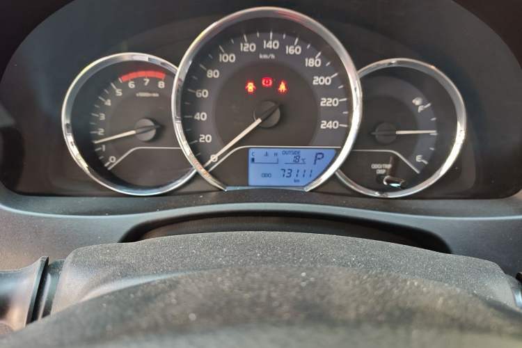 Used Toyota Levin 2018 185T CVT Luxury Edition Odometer Close Up