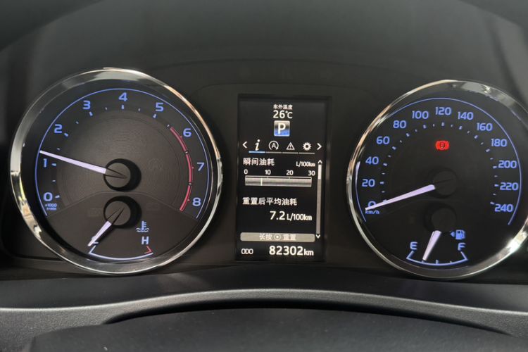Used Toyota Levin 2018 185T CVT Luxury Edition China V Standard Odometer Close Up