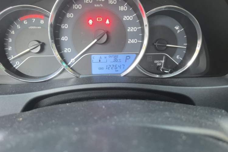 Used Toyota Levin 2018 185T CVT Luxury Edition Odometer Close Up