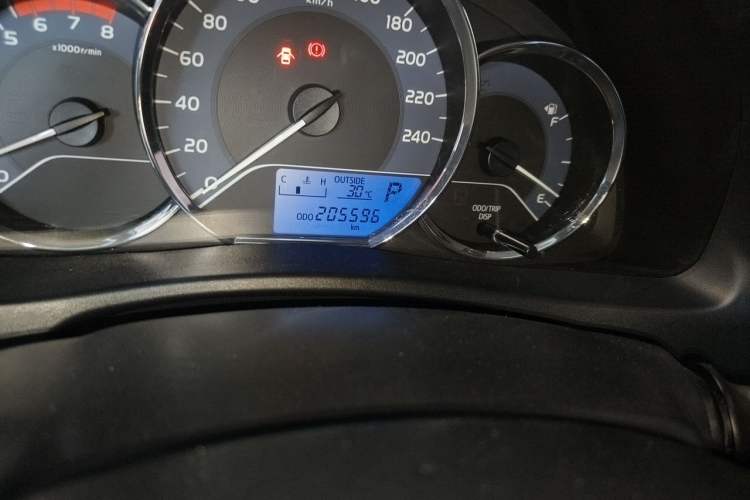 Used Toyota Levin 2018 185T CVT Luxury Edition Odometer Close Up