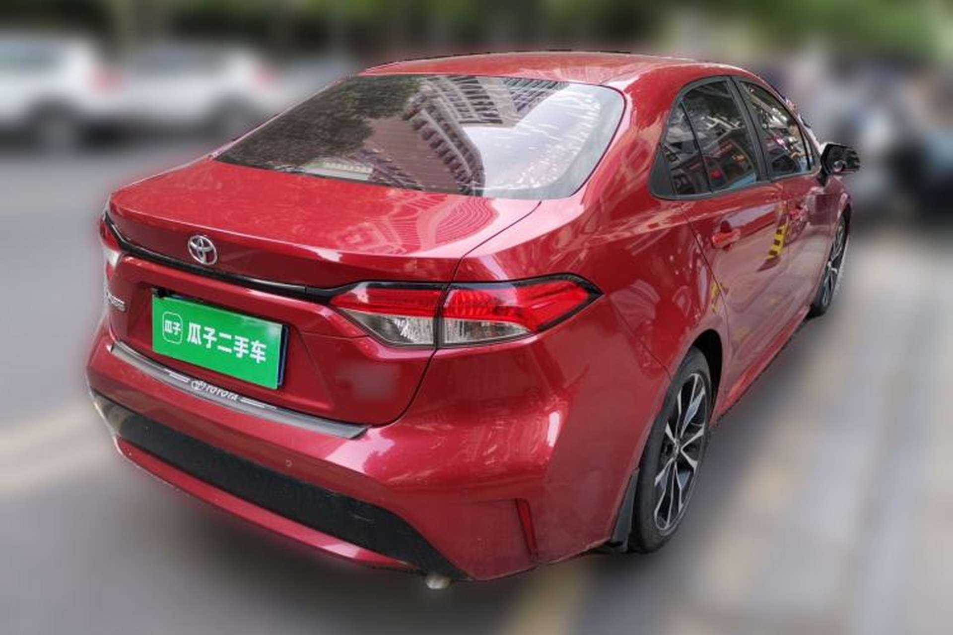 Used Toyota Levin 2019 185T CVT Sport Edition China V Standard Rear Right 45 Deg