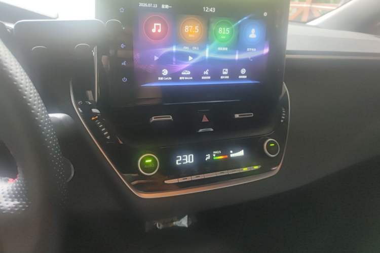 Used Toyota Levin 2019 Dual-Engine 1.8H E-CVT Sport Edition China VI Standard Audio And AC Panel