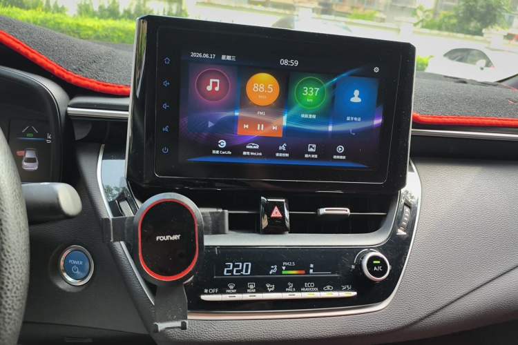 Used Toyota Levin 2019 Dual-Engine 1.8H E-CVT Luxury Edition China VI Standard Audio And AC Panel
