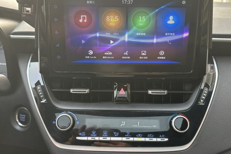 Used Toyota Levin 2019 185T CVT Sport Edition China VI Standard Audio And AC Panel