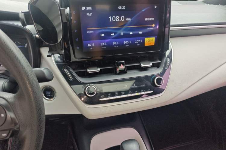 Used Toyota Levin 2019 185T CVT Luxury Edition China V Standard Audio And AC Panel