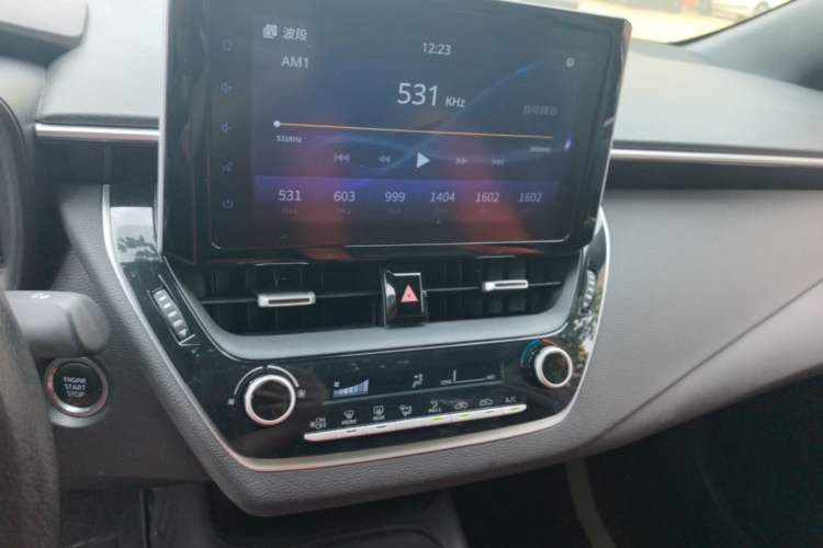 Used Toyota Levin 2019 185T CVT Luxury Edition China VI Standard Audio And AC Panel