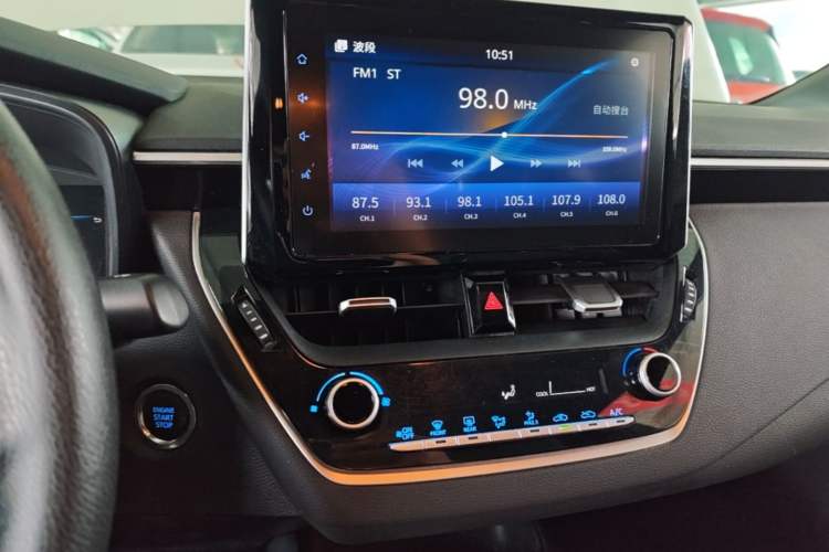 Used Toyota Levin 2019 185T CVT Luxury Edition China VI Standard Audio And AC Panel
