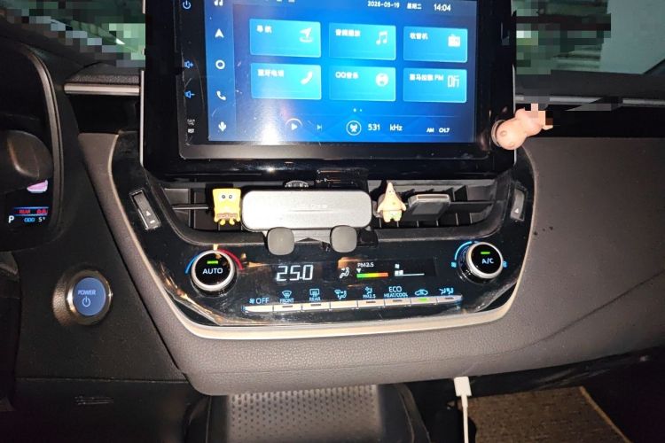 Used Toyota Levin 2019 Dual-Engine 1.8H E-CVT Sport Edition China VI Standard Audio And AC Panel