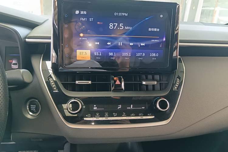 Used Toyota Levin 2019 185T CVT Luxury Edition China VI Standard Audio And AC Panel