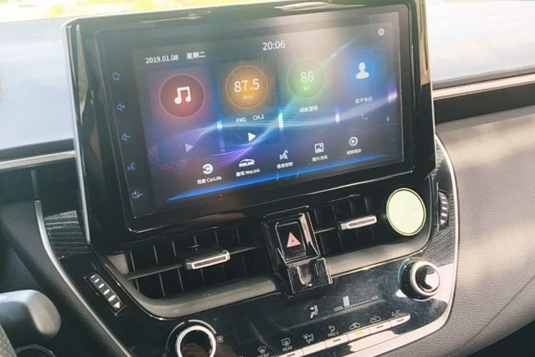 Used Toyota Levin 2019 185T CVT Luxury Edition China VI Standard Audio And AC Panel